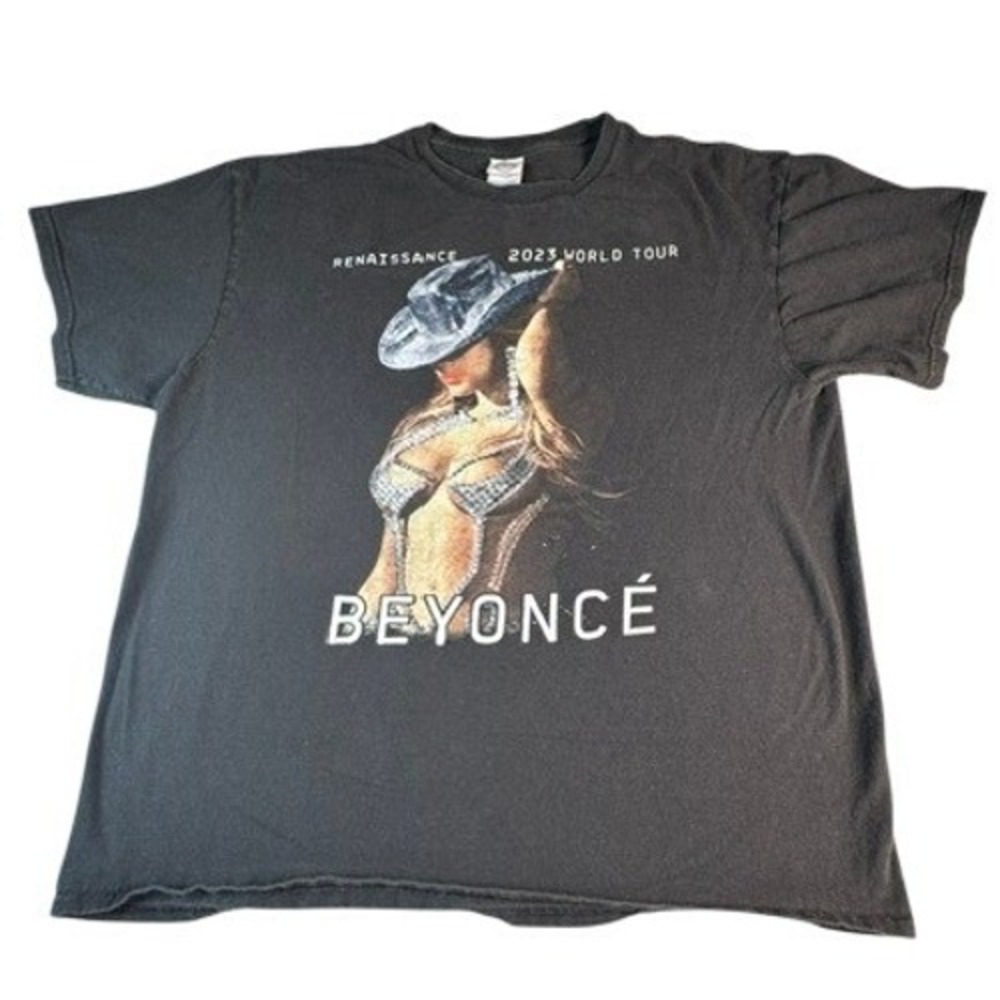 Beyonce Shirt Men XL Renaissance World Tour 2023 Graphic Concert Merch Tee Black